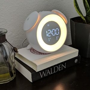Cute Wakeup Light Alarm Clock w/ Nightlight option
